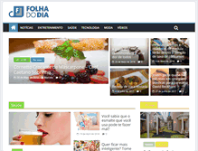 Tablet Screenshot of folhadodia.com